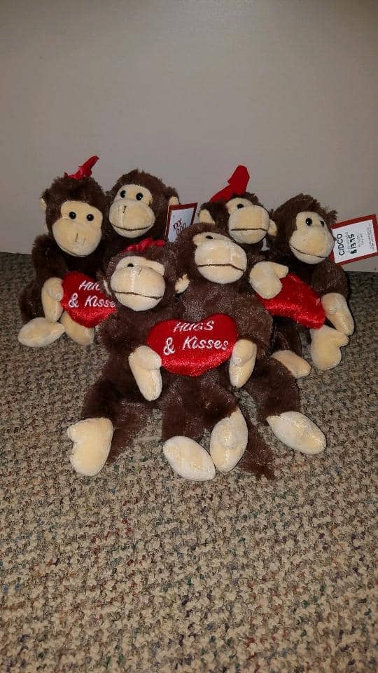Hugs & Kisses Monkey